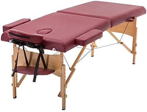 Portable Massage Table Free Carry Case Chair Bed Spa Facial 2 fold Salon Bed - Furniture4Design