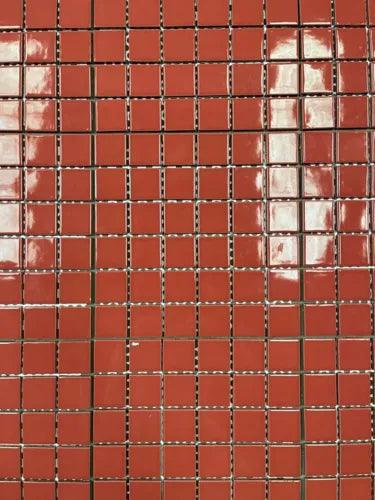 1 7/8" x 1 7/8" Tile 10 Square Feet Wall Indian Red Ceramic Remodel C# 595 - Furniture4Design