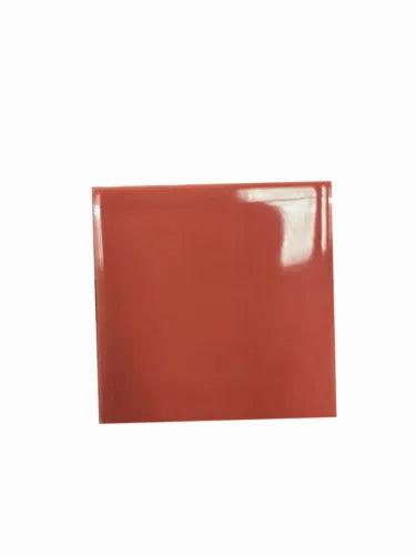 1 7/8" x 1 7/8" Tile India Red Wall Ceramic Tile Remodel C#595 SAMPLE PIECE - Furniture4Design