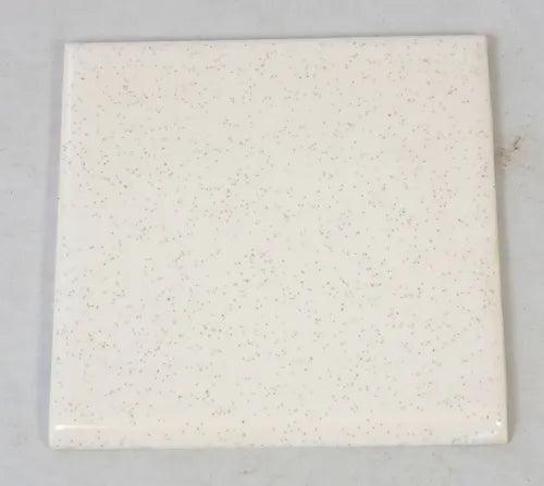 1 New American Olean White Speckled Salt & Pepper 4-1/4" Ceramic Bullnose Tile - Furniture4Design