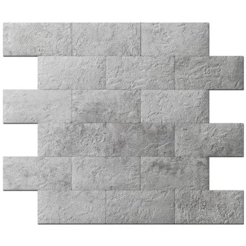 10-Pack Peel and Stick Backsplash Wall Tile for Kitchen Bathroom Fireplace - Furniture4Design