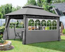 10'x13' Outdoor Gazebo Waterproof Canopies Gazebos Canopy Tent with 2 Sidewalls - Furniture4Design