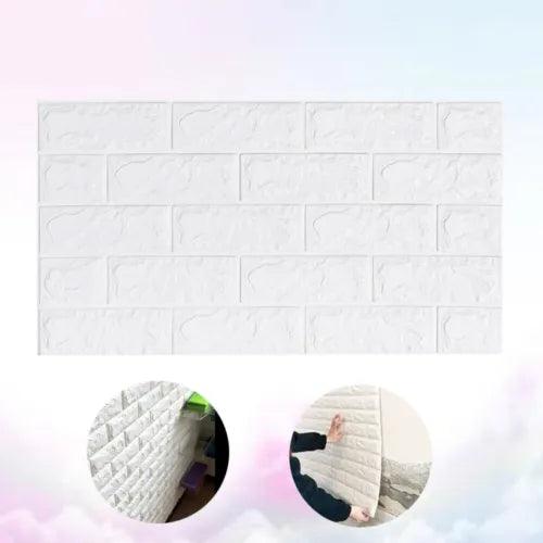 3d Foam Wallpaper Waterproof Tile for Bedroom Mood-enhancing It Can Move - Furniture4Design
