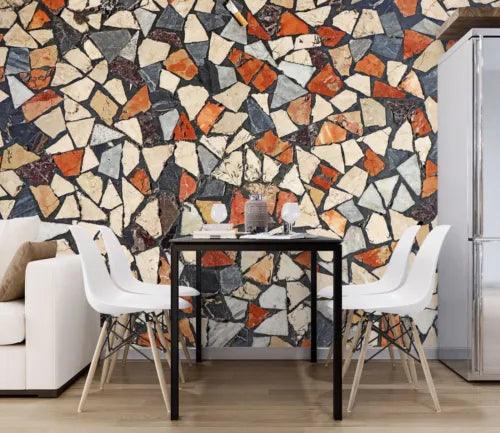 3D Retro Tile Style ZHUA29 Wallpaper Wall Murals Removable Self-adhesive Vera 23 - Furniture4Design