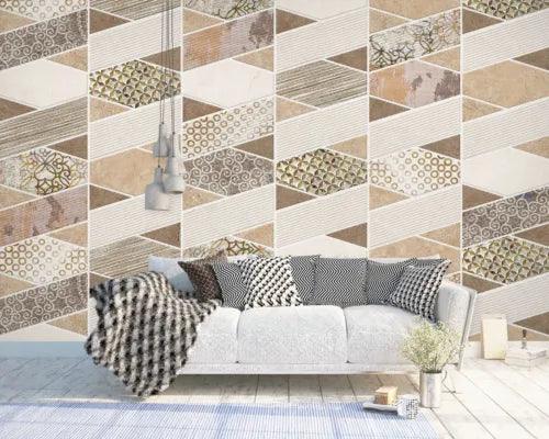 3D Retro Tiles ZHUA557 Wallpaper Wall Murals Removable Self-adhesive Ann - Furniture4Design