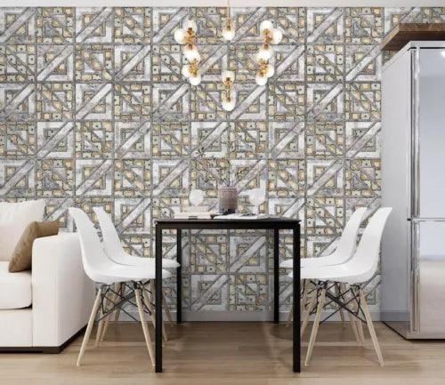 3D Tiles Graphics Petals 26368NA Wallpaper Wall Murals Removable Wallpaper Fay - Furniture4Design