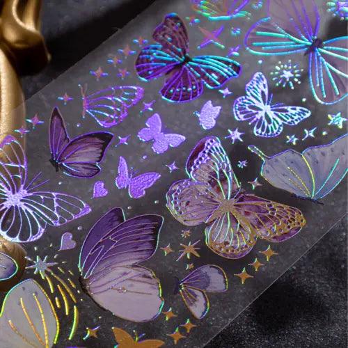 3pcs 3D Colorful Butterfly PET Stickers Decorative Decals For Phone Laptop Decor - Furniture4Design