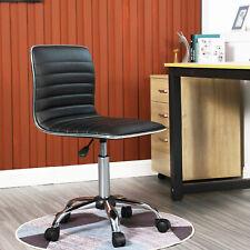 Adjustable Modern PU Leather Task Chair Desk Chairs Vanity Chair Makeup Chair - Furniture4Design