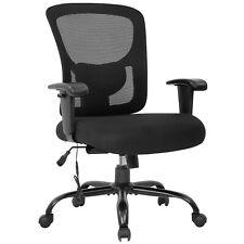 Big and Tall Office Chair 400lbs Wide Seat Mesh Desk Chair Massage Rolling Swive - Furniture4Design