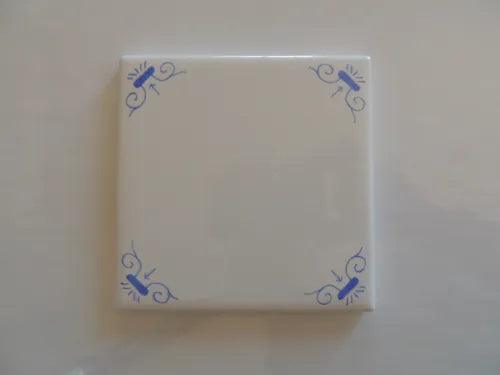 Blue and White Oxen Tiles Delft Style Kitchen Bath shower (30) - Furniture4Design