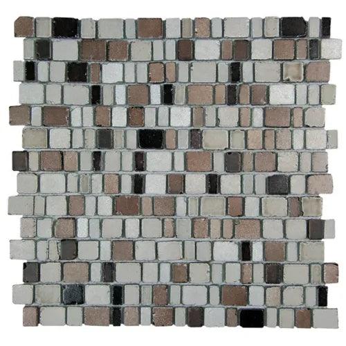 Ice Age Muskox Gray Rustic Glass Tile Kitchen Bathroom Fireplace Wall Backsplash - Furniture4Design