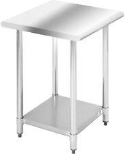 Kitchen Work Table Antirust Metal Stainless Steel Work Table (24Wx24L) - Furniture4Design