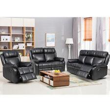 Loveseat Chaise Reclining Couch Recliner Sofa Chair Leather Accent Chair Set SF - Furniture4Design