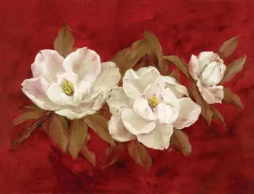 Magnolia Accent & Decor Tile Carolyn Cook Floral Art CC018AT - Furniture4Design