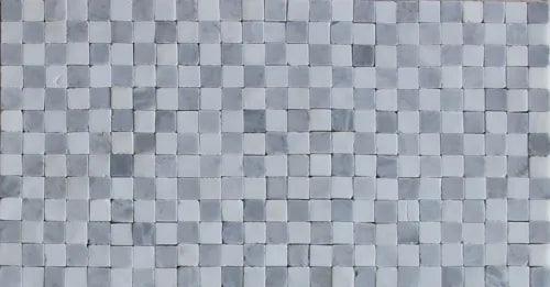 Mosaic Marble Handmade Checkers Wall Floor Tile Sheet - Furniture4Design