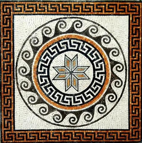 Mosaic Tiles Geometric Mosaic Floor Tiles Handmade Marble Tiles - Furniture4Design