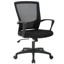 New Office Chair Ergonomic Cheap Desk Chair Swivel Rolling Computer Chair Black - Furniture4Design