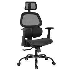 Office Chair Ergonomic Desk Chair Mesh Computer Chair with Arms Lumbar Support - Furniture4Design