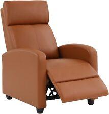 Recliner Chair Modern Leather Chaise Couch Single Accent Recliner Chair Sofa - Furniture4Design