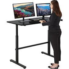 Standing Desk Converter Height Adjustable Desk Computer Workstation Desk Black - Furniture4Design