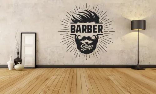 Wall Vinyl Sticker Barber Shop Logo Sign Hair Salon Beauty Spa Cuttery Set GF652 - Furniture4Design
