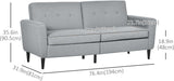 Elevate Your Living Room with a Modern 3-Seater Upholstered Sofa Settee - Furniture4Design