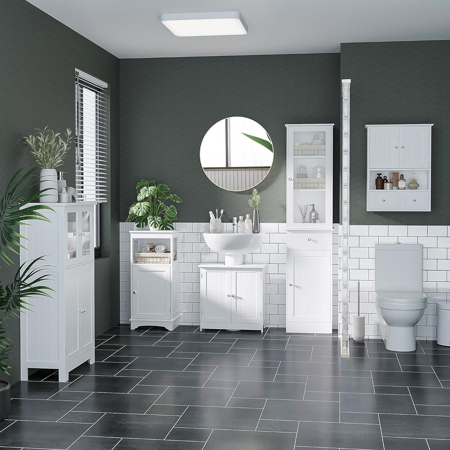 Sleek and Modern Bathroom Wall Cabinet with Ample Storage Space - Furniture4Design